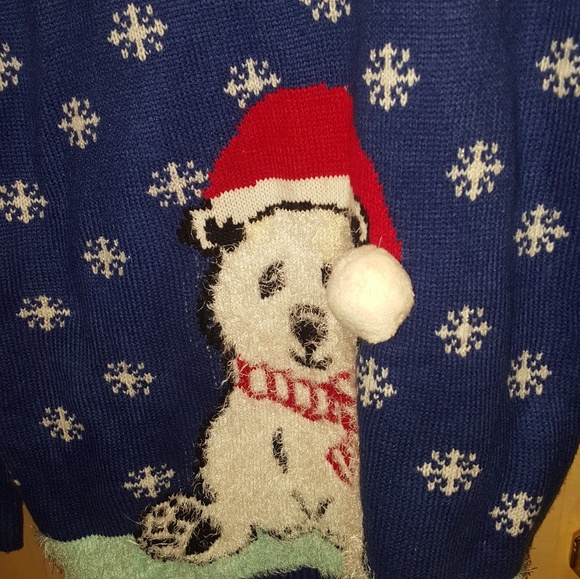 NY Collection Sweaters - NY Collection misses sz m Polar Bear sweater
